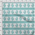 thumbnail image 4 of oneOone Rayon Teal Green Fabric Block Sewing Craft Projects Fabric Prints By Yard 56 Inch Wide-7G, 4 of 5