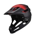 thumbnail image 2 of Almencla Full Face Bike Helmet Hat Downhill Protective Helmets Cycling Helmet black red, 2 of 8