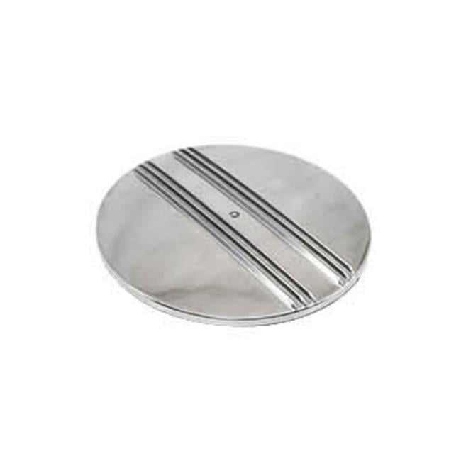14 in. Round Alumnium Dual Finned Air Cleaner Top, Black