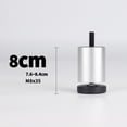 thumbnail image 3 of 4PCS Furniture Leg Adjustable Aluminum Alloy Sofa Leg for Table Legs Raised Feet 8cm, 3 of 8