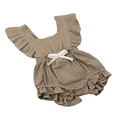 thumbnail image 2 of Barboteuse à Volants en Coton pour Nouveau-Née Fille, 2 of 6