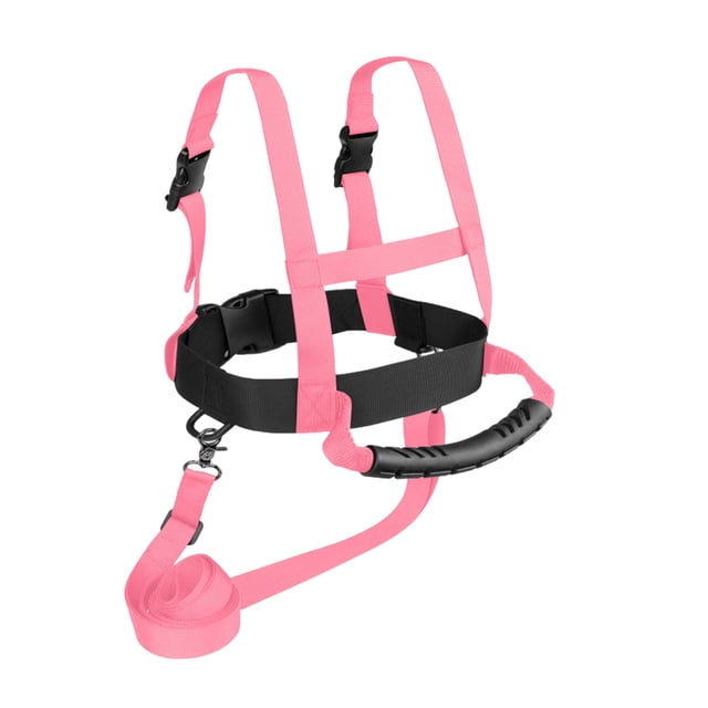 Maytalsory Beginner Skiing Safety Harness Control Child S Speed Easily Adjustable Size Both Shoulder - Waist pink