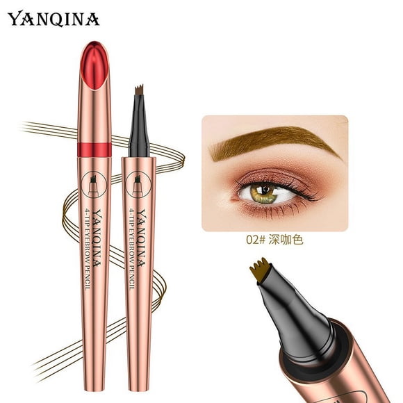 RKSTN Eyebrow Pencil Beauty & Personal Care Eyebrow Pencil Eyebrow Microblading Pen Eyebrow Pen 4 Point Brow Pen Lift Snatch Eyebrow Eye Makeup Long Lasting Proof Natural Eyebrow Hair1ml