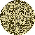 thumbnail image 1 of Ahgly Company Machine Washable Indoor Round Transitional Chocolate Brown Area Rugs, 5' Round, 1 of 7