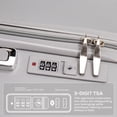 thumbnail image 3 of WINGOMART Ensemble de Bagages 3 Pcs Léger Durable PC+ABS Rigide, Roues Doubles Pivotantes, Cadenas TSA - 20 Po/24 Po/28 Po, 3 of 6