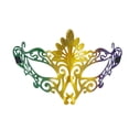 thumbnail image 2 of Spray Paint for Plastic, Casual Carnival Party Half-Face Spray Paint Style Three-Color Mask, Unisex Mask, 2 of 4