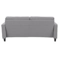 thumbnail image 2 of CorLiving Georgia Linen-Like Fabric Upholstered Three Seater Adult Sofa, 2 of 8