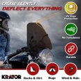 thumbnail image 4 of Krator Pare-brise Teinté Fumée 15" Compatible avec Suzuki 1500 Intrus (1998-2004) pour Guidon 7/8" Ou 1", 4 of 7