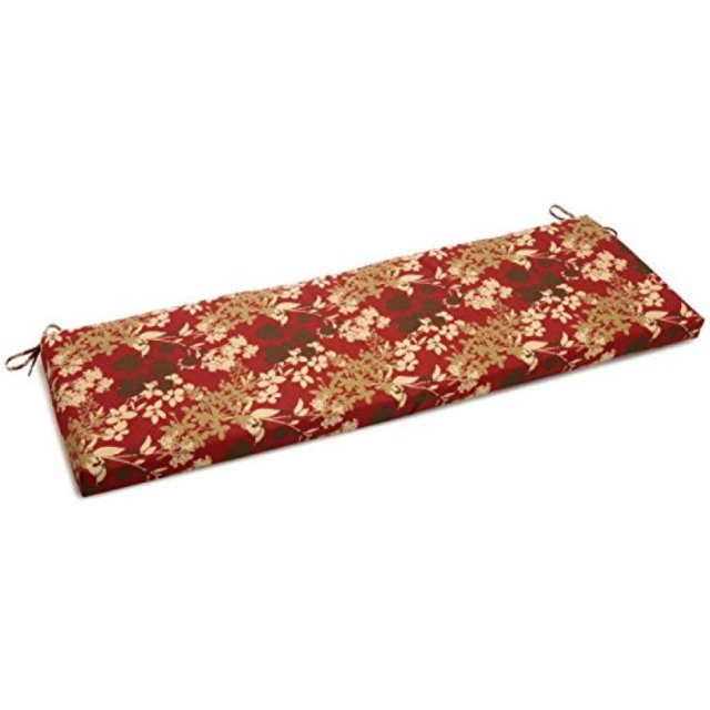 Coussin de Banc en Polyester Filé de 63 Po sur 19 Po - Montfleuri Sangria