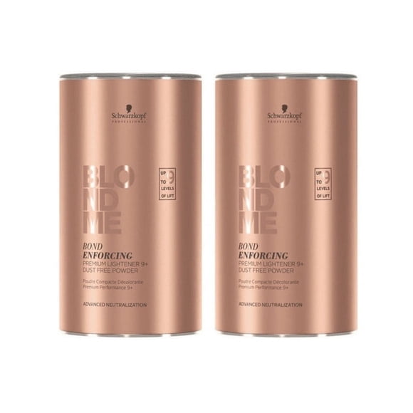 Schwarzkopf BlondMe Color Powder Bleach Premium Lift 9+ 450 grams - 2 Pack