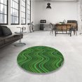 thumbnail image 4 of Ahgly Tapis Rectangulaire Lavable en Machine Intérieur Transitionnel Vert Forêt Foncé, 8 Pieds x 12 Pieds, 4 of 7