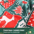 thumbnail image 4 of Gogreen Twin Christmas Duvet Cover, Soft & Breathable Microfiber 3 Pieces Bedding Sets, Pattern Comfy Duvet Cover, with Zipper Closure (Christmas Collection), 4 of 8