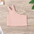 thumbnail image 4 of Birdeem Solid Color Children Fashionable Girl Sleeveless Top Summer Children Camisole, 4 of 12