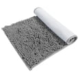 thumbnail image 1 of Hitime Soft Chenille Bath Rug Mat 16x24 Quick Dry Machine Washable Bathroom Runner - Ultra Absorbent Non-Slip Backing - Dark Gray, 1 of 10