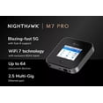 thumbnail image 2 of NETGEAR - Nighthawk M7 Pro WIFI 7 Mobile Hotspot - Black Unlocked, 2 of 5