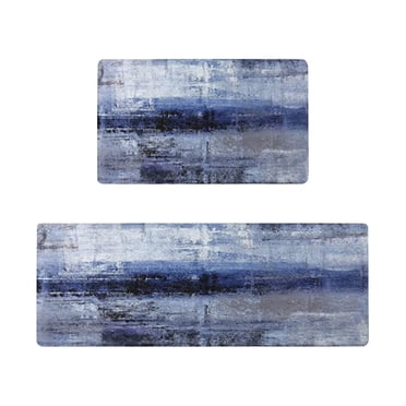 Giyblacko Carpet Door Mats Kitchen Rugs And Mats Set Of 2 Cushioned Anti Fatigue Kitchen Floor Mat Non Slip Waterproof Kitchen Rug Set Comfort Standing Mats