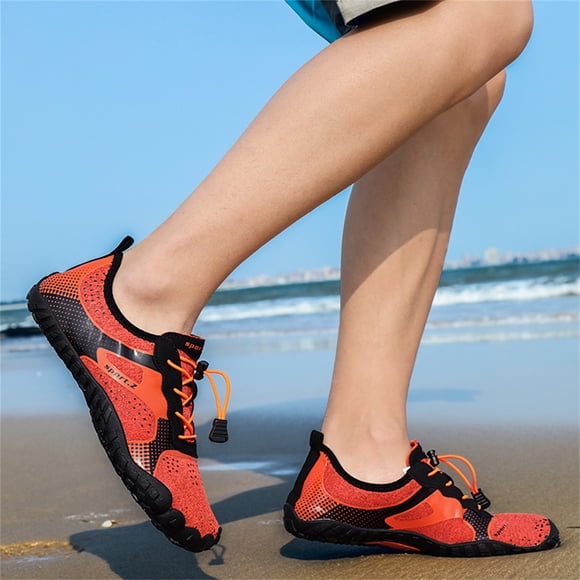 LSLJS Men's Sneakers, Couple Beach Shoes Swimming Shoes Water Shoes Barefoot Quick Dry Aqua Shoes