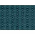 thumbnail image 1 of Ahgly Company Machine Washable Indoor Rectangle Transitional Dark Cyan Green Area Rugs, 2' x 3', 1 of 7