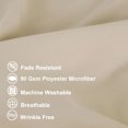 thumbnail image 3 of PiccoCasa 2 Pcs Body Pillowcases Microfiber Envelope Long Pillowcover, Queen Khaki, 3 of 8