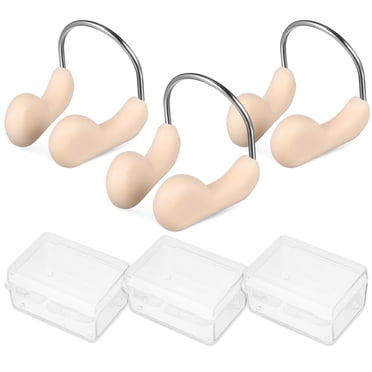 3 Pcs Bouchons de Nez pour la Natation Pinces de Nez Bouchon de Nez en Silicone Protecteur de Nez de Plongée pour Enfants Adultes