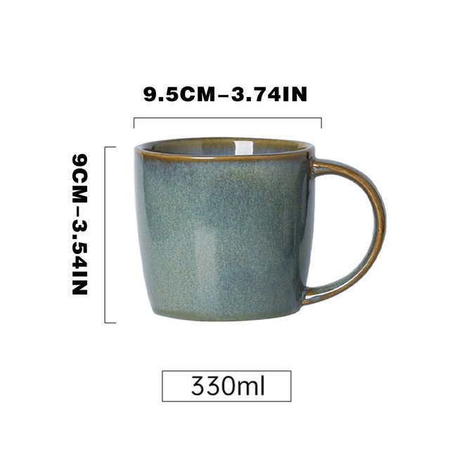 Coffee Cups Ceramic, Ceramic Gradient Coffee Mug for Home Use, 9x9.5cm, Insulating Wide Mouth Tea Cup, Ceramic Coffee Mug