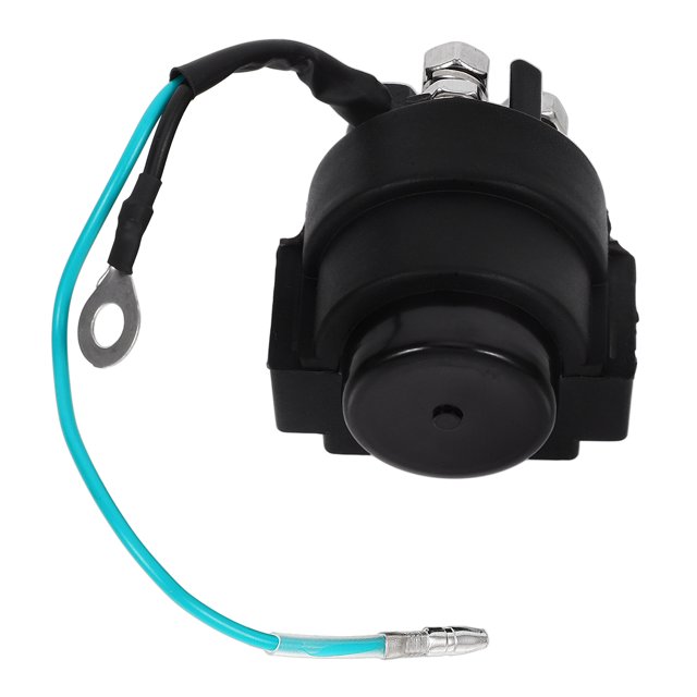 Miangastore Durable Relay Assembly for Motorcycle Replacement Black ABS Iron Copper Stainless Steel Rubber 4 Stroke Tilt Down