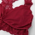 thumbnail image 3 of Wirefree Bras for Women Convertible Bra Feature V-Neck T-Shirt Bra Style W-1818 Wine L, 3 of 6