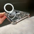 thumbnail image 5 of Étui de Téléphone Magnétique UltraProtect - Revêtement Électroplaqué Durable, Support Réglable Transparent, Support Magnétique Puissant, Étui de Téléphone Mobile Premium - Compatible Universellement avec iPhone 15, 14, 1, 5 of 5