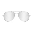 thumbnail image 3 of Lunettes de soleil aviateur argentées TropicCal, 3 of 3