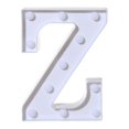 thumbnail image 2 of Special Offer! Alphabet LED Letter Lights Light Up White Plastic Letters Standing Hanging Z, 2 of 3
