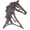 thumbnail image 1 of Benzara BM145813 Stylish Equus Figure, Teak Branches, Brown, 1 of 1