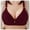 M-Red, variant on 2025 Women's Seamless Women's Summer Womens Bras Comfortable No Wire Thin Large SizedWomens Sports Beautiful Vest Style integrated Fixed Cup Large Chest SmallGathered