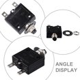 thumbnail image 4 of Rooha Convenient Button Motor Protection 125-250V Protector BlACk Color Easy Reset Excessive Current Detection Electrical Safety,15A, 4 of 7