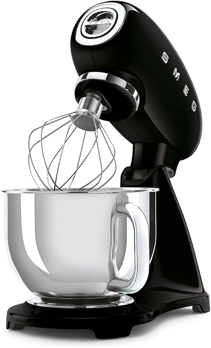 Smeg 50's Retro Stand Mixer, SMF03BLUS, Black
