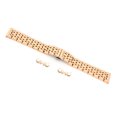thumbnail image 4 of Watch Bracelet Stainless Steel Watch Strap Replacement Adjustable Length Watch Band Rose Gold 21mm / 0.83in, 4 of 9