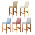 thumbnail image 3 of Home Hotel Club Bar Chair Cover Barstool Corn Grain Velvet High Stool Cover, 3 of 4