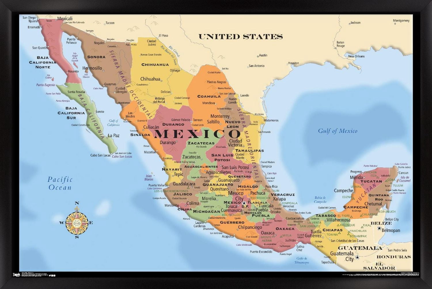 Carte - Mexique