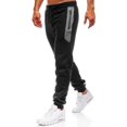 thumbnail image 1 of Men‘S Casual Solid Jogging Elastic Mid Waisted Sports Pants With Pockets Streetwear, 1 of 4