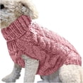 thumbnail image 1 of Fashiom Pets Solid Winter Dog Sweater Knitted Warm Sleeveless Pet Clothes, 1 of 9