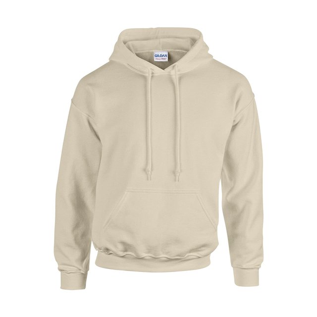 Gildan 18500 - Classic Fit Adult Hooded Sweatshirt Heavy Blend - First Quality - Sand - Large