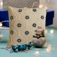 thumbnail image 4 of Cushion Covers For Couch, Blue 20"x20" (50x50 cm) Throw Pillows, Linen Embroidery Throw Pillows For Couch, Nature & Floral Pattern Contemporary Style - Brunnera, 4 of 4