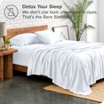 thumbnail image 4 of Bare Home Ultra-Soft Stretchy Sheet Set - Premium 1800 Collection - Deep Pockets - 4 Piece - Full, White, 4 of 8