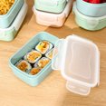 thumbnail image 2 of Ohufall Small Rectangular Airtight Food Storage Containers With Lids Plastic Refrigerator Fresh Keeping Box Kitchen Lunch Box, 2 of 6