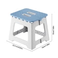 thumbnail image 3 of mtvxesu Foldable Plastic Stool Portable Lightweight Compact Folding Chair for Outdoor Camping and Home Use 1-Pack, 3 of 6