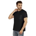 thumbnail image 2 of Inkmeso T-Shirt Henley Uni pour Hommes en Coton à Manches Courtes T-Shirts Chemise à Poche, 2 of 7