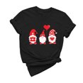 thumbnail image 2 of Meichang T-Shirts de la Saint-Valentin pour Femmes, T-Shirts Graphiques Amusants de la Saint-Valentin, Manches Courtes, Col Rond, T-Shirts de Fête en Liquidation, Cadeaux de la Saint-Valentin, 2 of 6