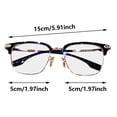 thumbnail image 2 of High Definition Focus Blue Light Glasses for Eye Fatigue Lightweight Half Frame Adjustable Aid, 2 of 4