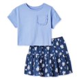 thumbnail image 1 of George Toddler Girls' Two Piece Skirt Set, 1 of 3
