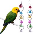 thumbnail image 1 of Metal Bell String For Parrot Bird Supplies Parrot Toy Jingle Bell Toy With Hanging Buckle, 1 of 8