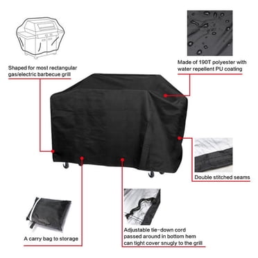 Gas Grill Covers Heavy Duty Waterproof Extra Large Bbq Cover Heavy Duty Rain Snow Barbeque Grill Protector Heavy Duty Grill Cover